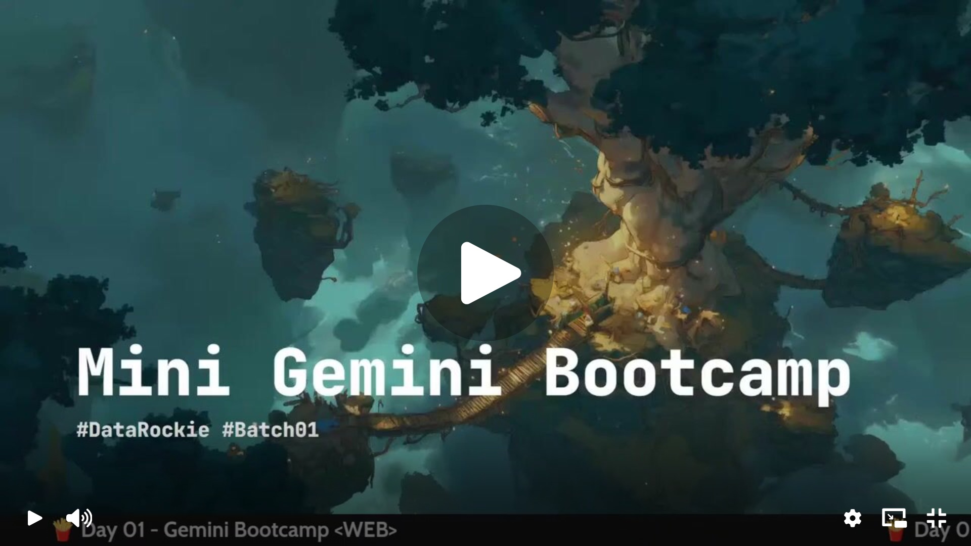 Mini Gemini Bootcamp (day01) คู่มือเริ่มต้นการใช้งาน (p1)