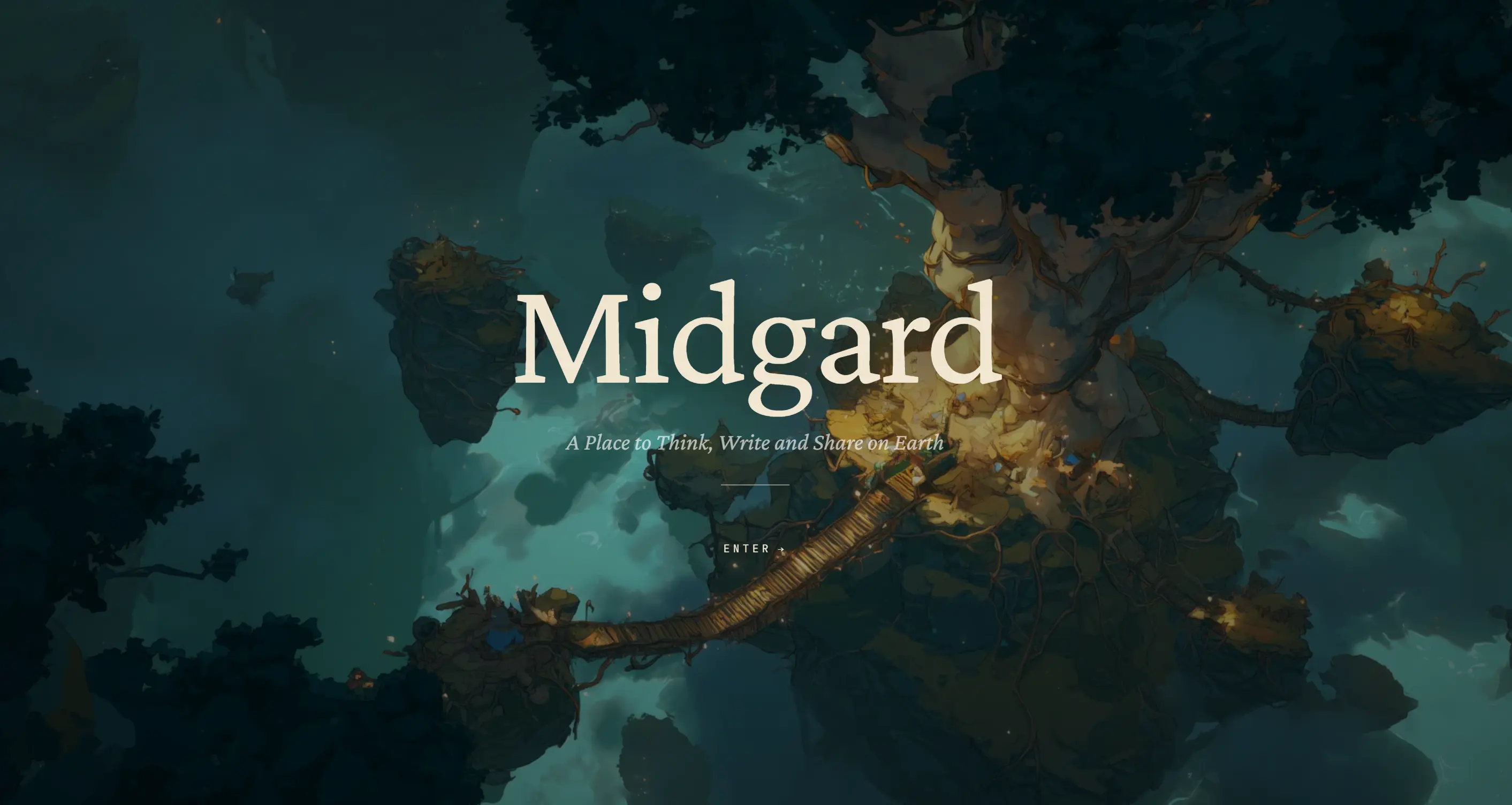 midgard clean homepage