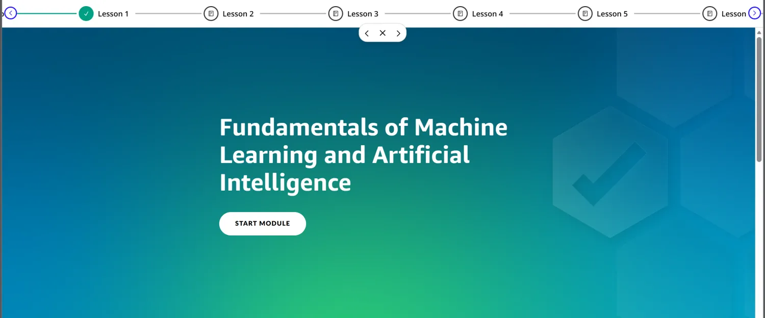 aws courses are text based