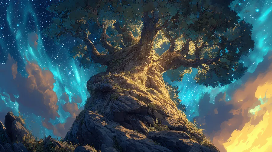 yggdrasil the world tree core feature of Midgard