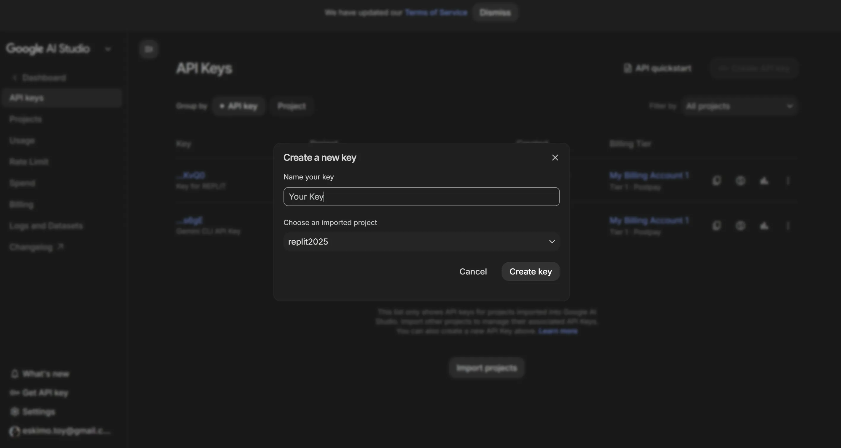 google ai studio