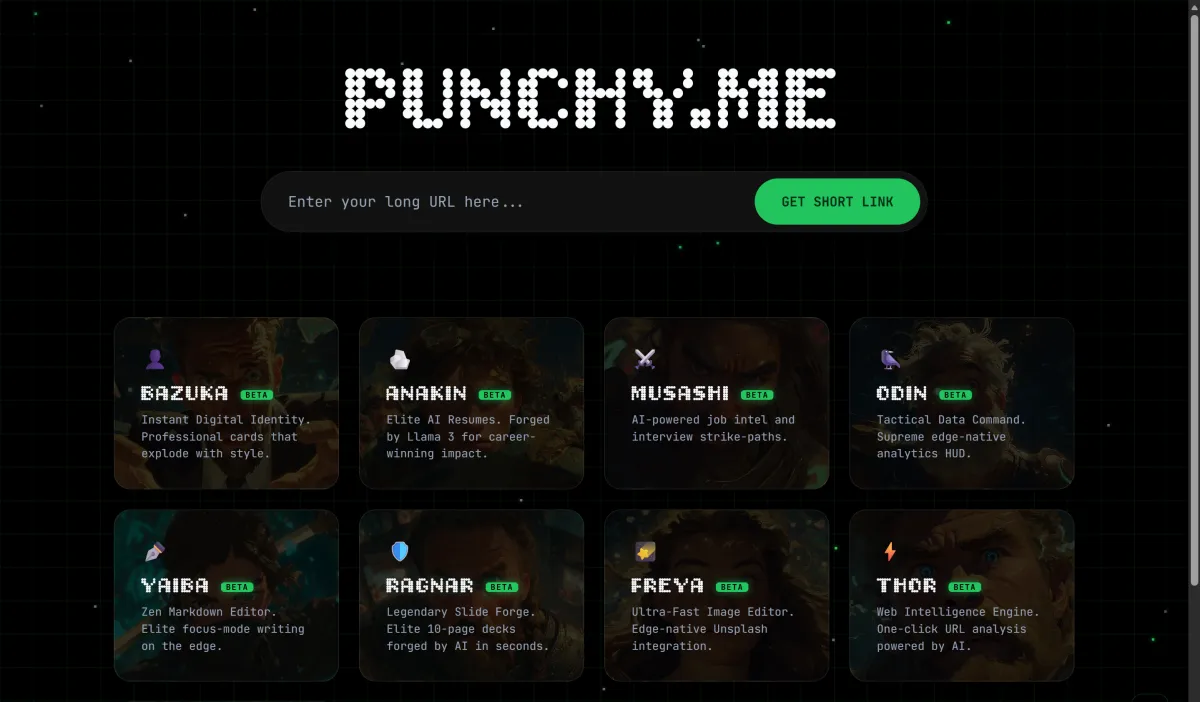 punchy web ui