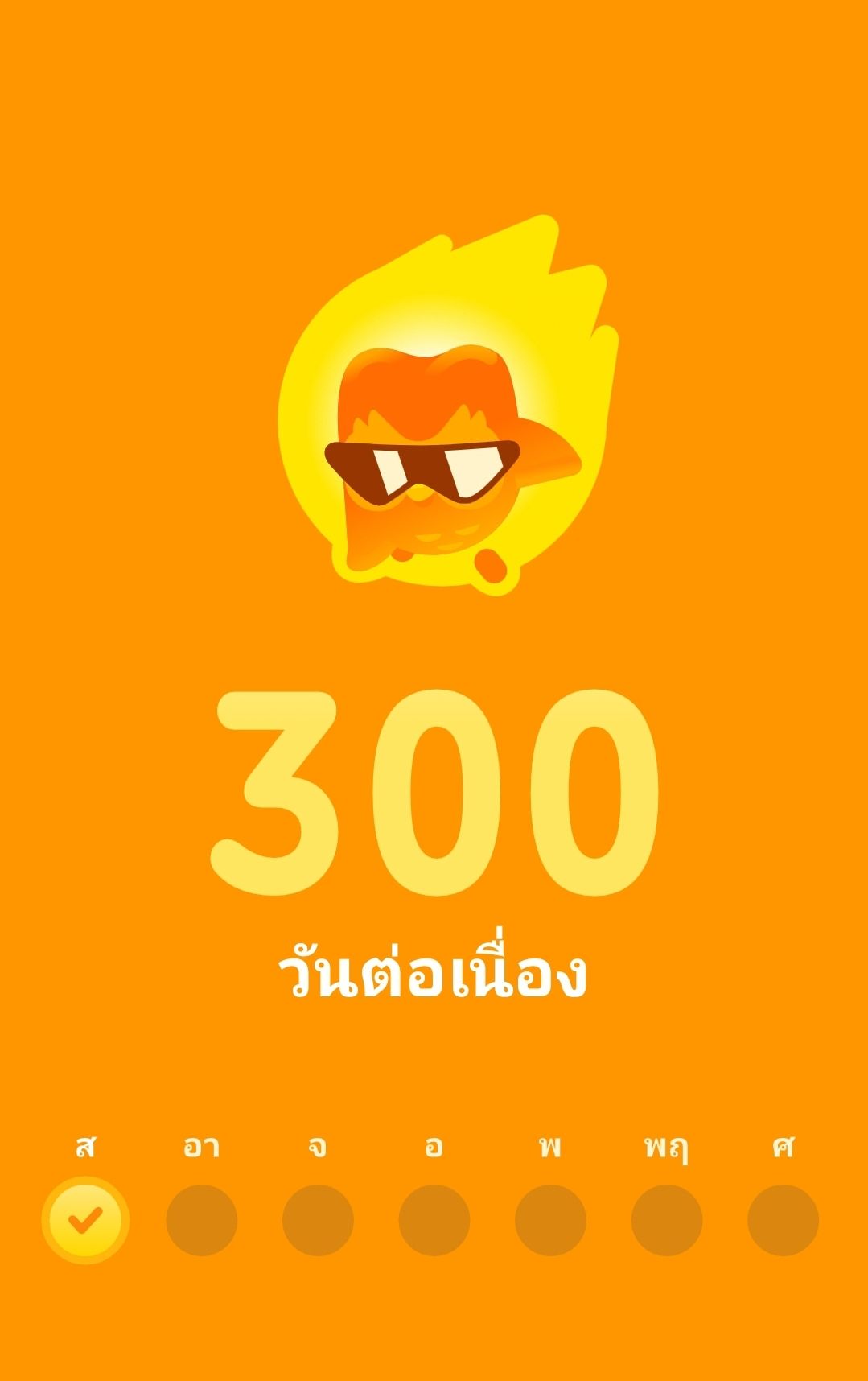 300 วันกับการเรียนภาษาจีนจากเเอพ Duolingo